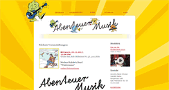 Desktop Screenshot of abenteuer-musik.info