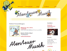 Tablet Screenshot of abenteuer-musik.info